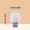 10db Mini USB éjszakai Lámpa, Meleg Fehér