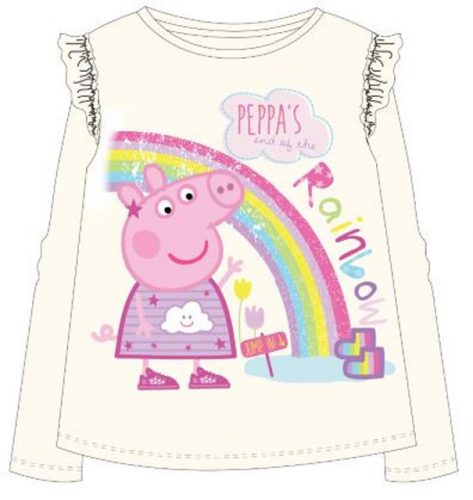 Peppa malac Rainbow gyerek hosszú póló, felső 116 cm