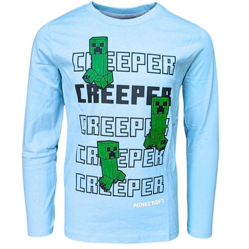 Minecraft Creeper gyerek hosszú ujjú póló, felső 9 év