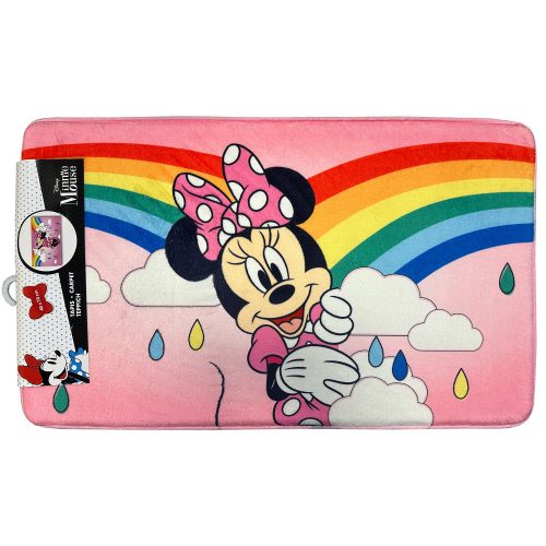 Disney Minnie Rainbow lábtörlő, fürdőszobai kilépő 40x70 cm