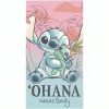 Disney Lilo és Stitch, A csillagkutya Cheeky fürdőlepedő, strand törölköző 70x140cm