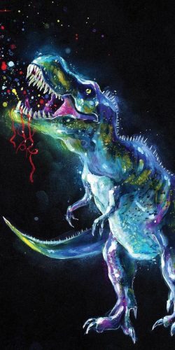 Dinoszaurusz Neon fürdőlepedő, strand törölköző 70*140cm