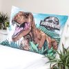 Jurassic World Roar sötétben világító ágyneműhuzat 140×200cm, 70x90 cm