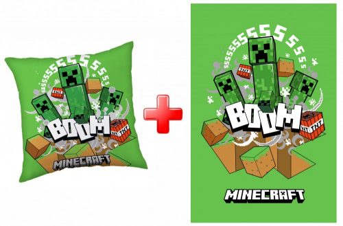 Minecraft párna és takaró szett