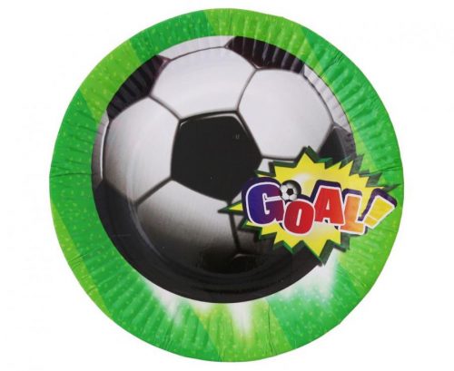 Focis Goal papírtányér 6 db-os 18 cm