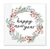 Happy New Year Wreath szalvéta 20 db-os 33x33 cm FSC