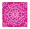 Mandala Fuchsia White szalvéta 20 db-os, 33x33 cm FSC