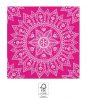 Mandala Fuchsia White szalvéta 20 db-os, 33x33 cm FSC