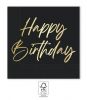 Happy Birthday Elegant szalvéta 20 db-os 33x33 cm FSC