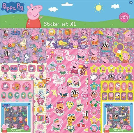 Peppa malac Pink matrica szett XL