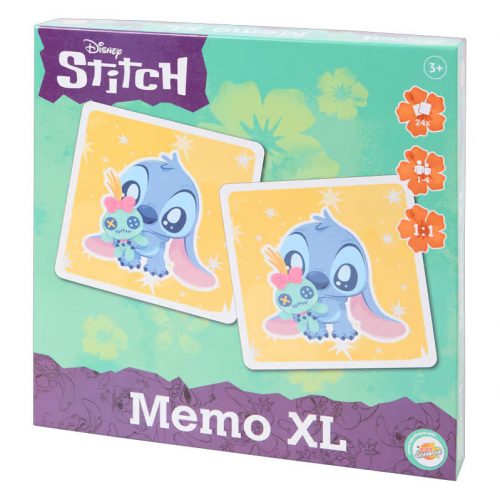 Disney Lilo és Stitch, A csillagkutya Cutie memória játék XL 24 db-os