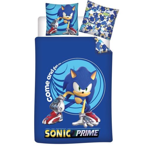 Sonic a sündisznó Prime ágyneműhuzat 140×200cm, 63×63 cm microfibre