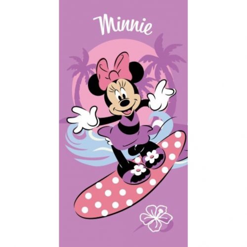 Disney Minnie Surf fürdőlepedő, strand törölköző 70x140cm (Fast Dry)