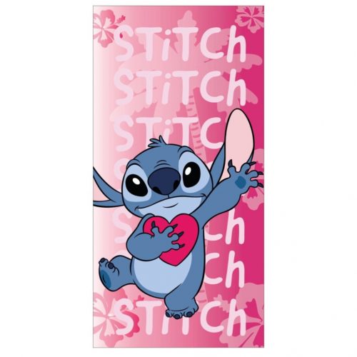 Disney Lilo és Stitch, A csillagkutya fürdőlepedő, strand törölköző 70x140cm (Fast Dry)