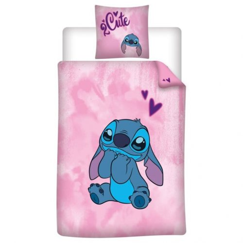 Disney Lilo és Stitch, A csillagkutya Cute ágyneműhuzat 140×200cm, 65×65 cm