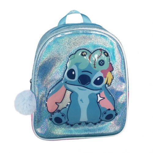 Disney Lilo és Stitch, A csillagkutya hologrammos hátizsák, táska 23 cm