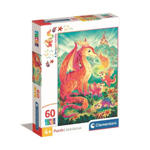 Sárkány Family 60 db-os puzzle Clementoni