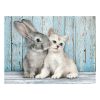 Állatos Cat & Bunny 500 db-os puzzle Clementoni