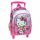 Hello Kitty Good Vibes gurulós ovis hátizsák, táska 30 cm