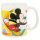 Disney Mickey Color Flow porcelán bögre 325 ml Díszdobozban