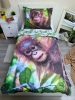 Orangután ágyneműhuzat 140×200cm, 70×90 cm