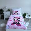 Disney Minnie Flowers gyerek ágyneműhuzat 100×135cm, 40×60 cm