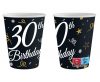 Happy Birthday 30 B&C papír pohár 6 db-os 200 ml