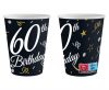 Happy Birthday 60 B&C papír pohár 6 db-os 200 ml