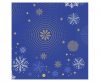 Karácsonyi Navy Blue Snowflakes szalvéta 20 db-os 33x33 cm