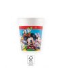 Disney Mickey Rock the House papír pohár 8 db-os 200 ml FSC