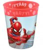 Pókember Crime Fighter micro prémium műanyag pohár szett 4 db-os 250 ml